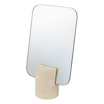 OglindÄcosmeticÄ18x30 cm Travertine âu0080Mette Ditmer Denmark