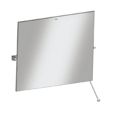 Oglindă cu balans, KWC, Contina, 60 cm, pentru persoane cu dizabilități, inox