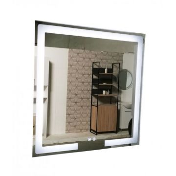 Oglinda cu iluminare LED, functie dezaburire, MD1, 80x80 cm