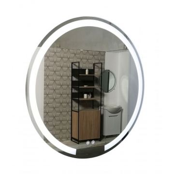 Oglinda cu iluminare LED, functie dezaburire, MD1, diametru 80 cm