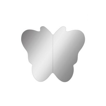 Oglinda cu Iluminare Led, Hanah Home, Butterfly Silver, Galben