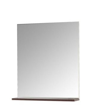 Oglinda cu polita, seria 067, wenge, 60x68 cm