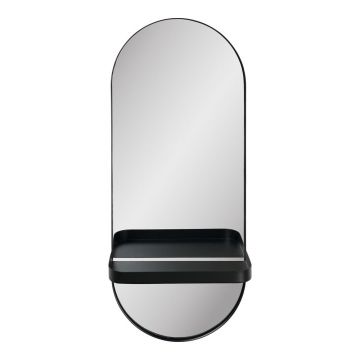 Oglindă de perete cu raft 25x60 cm Olbia – House Nordic