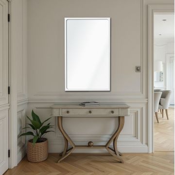 Oglinda decorativa, Lumisfera, Dune 30 x 50, Alb