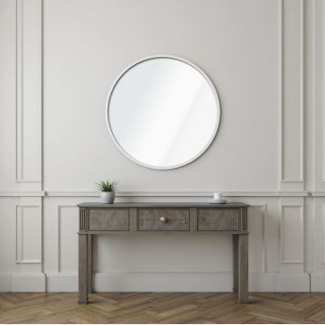 Oglinda decorativa, Lumisfera, Ocean 40, Alb
