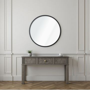 Oglinda decorativa, Lumisfera, Ocean 40, Negru