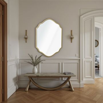 Oglinda decorativa, Lumisfera, Starlit 30 x 45, Auriu
