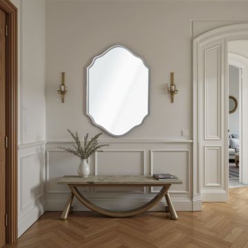 Oglinda decorativa, Lumisfera, Starlit 47 x 70, Argintiu