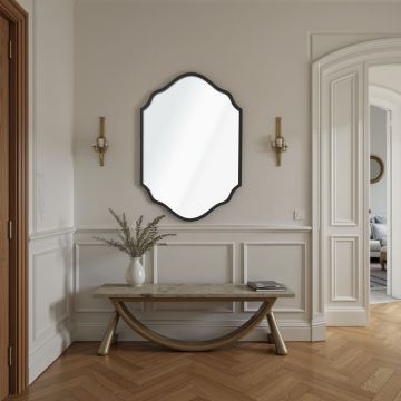 Oglinda decorativa, Lumisfera, Starlit 47 x 70, Negru