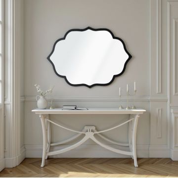 Oglinda decorativa, Lumisfera, Velvet 30 x 42, Negru
