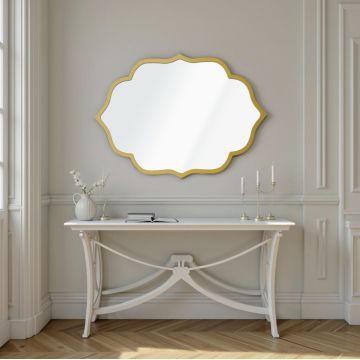 Oglinda decorativa, Lumisfera, Velvet 50 x 70, Auriu