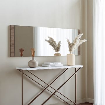 Oglinda decorativa, Neostill, Boy Aynası Dekoratif Basic Ceviz 40x120, 120x40x2.2 cm, MDF , Maro