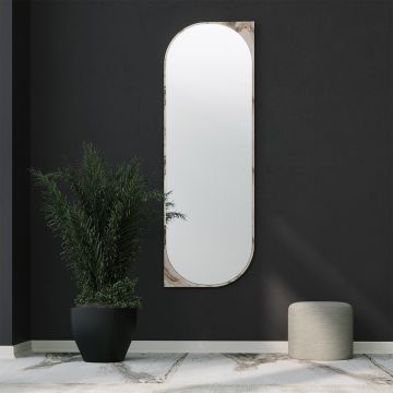 Oglinda decorativa, Neostill, Livi, 52x152 cm, MDF , Marmura