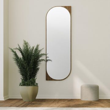 Oglinda decorativa, Neostill, Livi, 52x152 cm, MDF , Maro