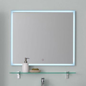 Oglinda dreptunghiulara, Kolpasan, Drava, cu iluminare LED, 60 x 70 cm