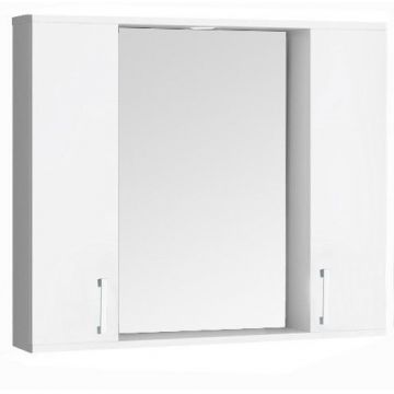 Oglinda PROMO, alb, 75x60 cm