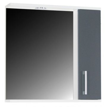 Oglinda PROMO, antracit, 60x60 cm