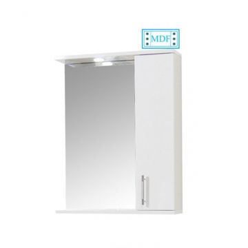 Oglinda seria 020, front MDF, alb, 55x71 cm