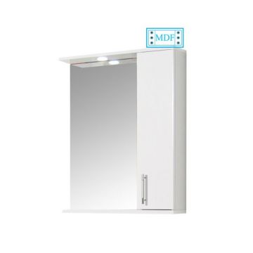 Oglinda seria 020, front MDF, alb, 60x71 cm