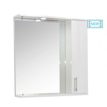 Oglinda seria 020, front MDF, alb, 70x71 cm