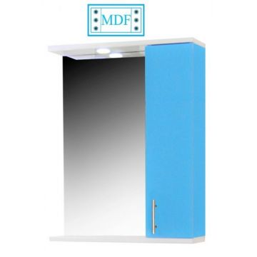 Oglinda seria 020, front MDF, bleu, 55x71 cm