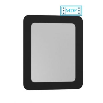 Oglinda seria 080, rama MDF, negru, 60x68 cm