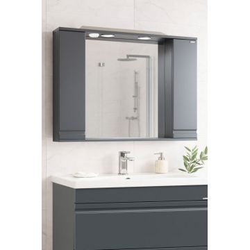 Oglinda seria 786, front MDF, antracit, 100 cm