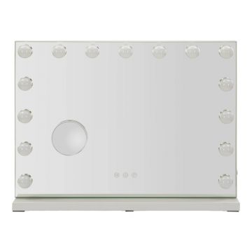 OglindÄde perete cu led/cu raft 55x43 cm Hollywood âMauro Ferretti