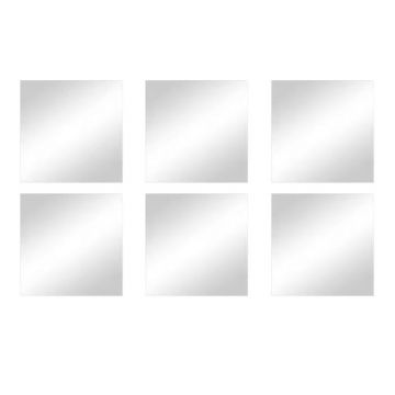 Oglinzi 6 buc. de perete 10x10 cm – MSV